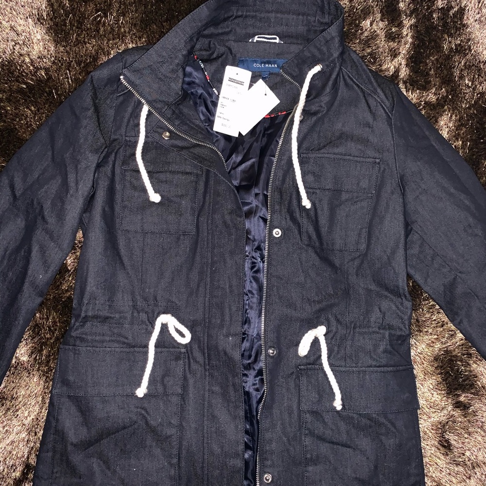 Cole Haan (NWT) denim jacket sIze M